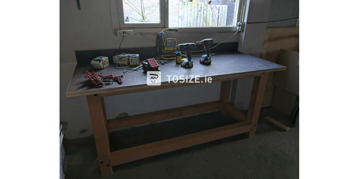 Strong workbench with concrete place worktop TOSIZE.ie