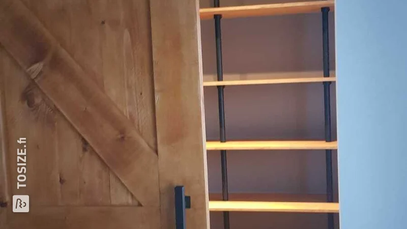 DIY walk-in closet with birch plywood, by ramon and linda