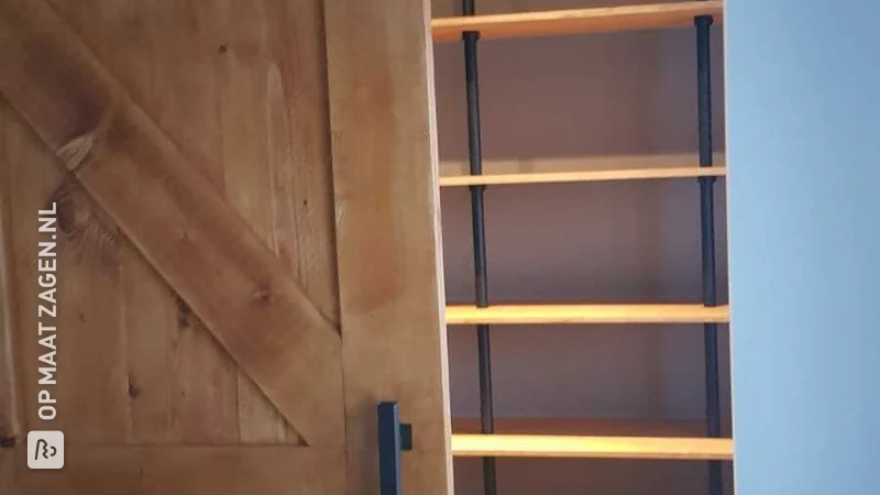 DIY walk-in closet with birch plywood, by ramon and linda