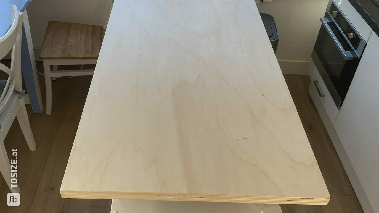 DIY Bar / Kücheninsel aus Sperrholz Interieur Pappel, von Josefien