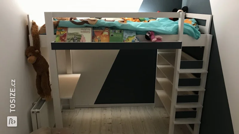 Make your own loft bed, Daniël went for it!