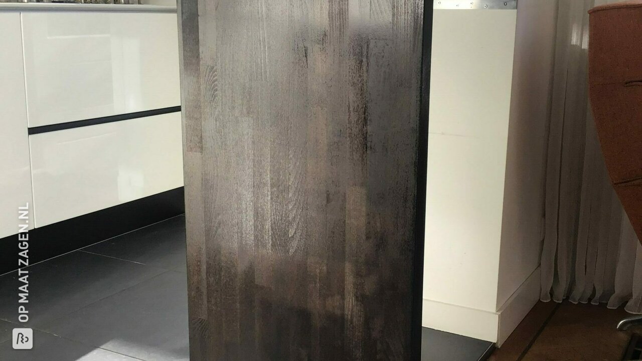 Keukenbar van massief beuken op maat, door Franklin