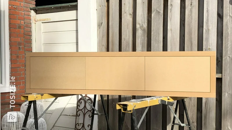 Homemade TV cabinet from MDF, by Ramon