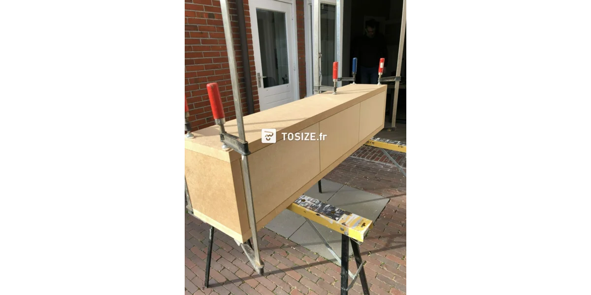 Meuble TV fait maison en MDF, par Ramon | TOSIZE.fr