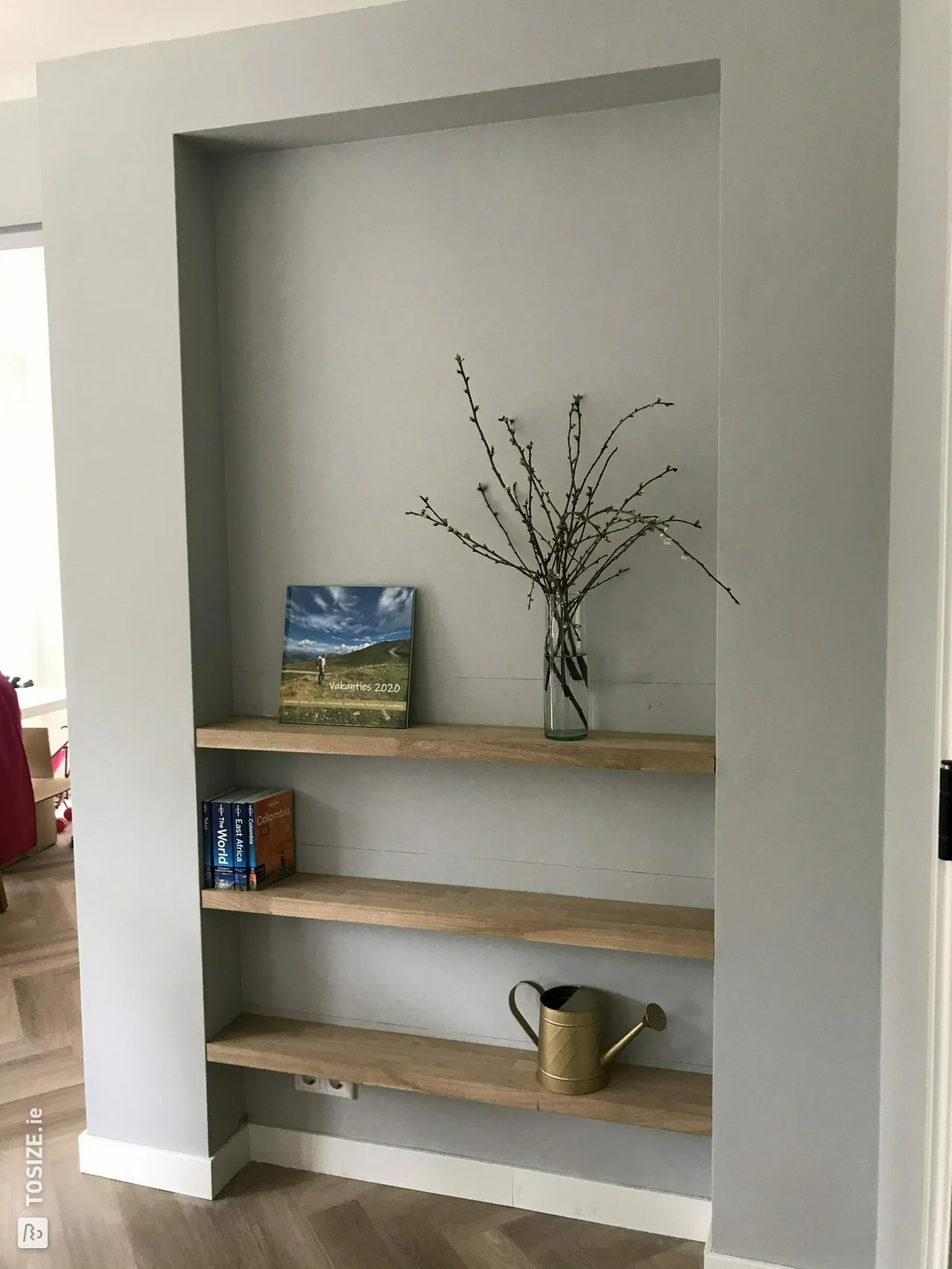 White Floating Shelves. Made To Measure For Alcoves And Walls. Buy