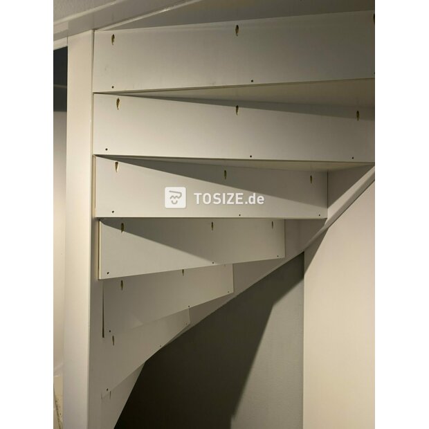 Eine offene Treppe mit Sperrholz schließen TOSIZE.de