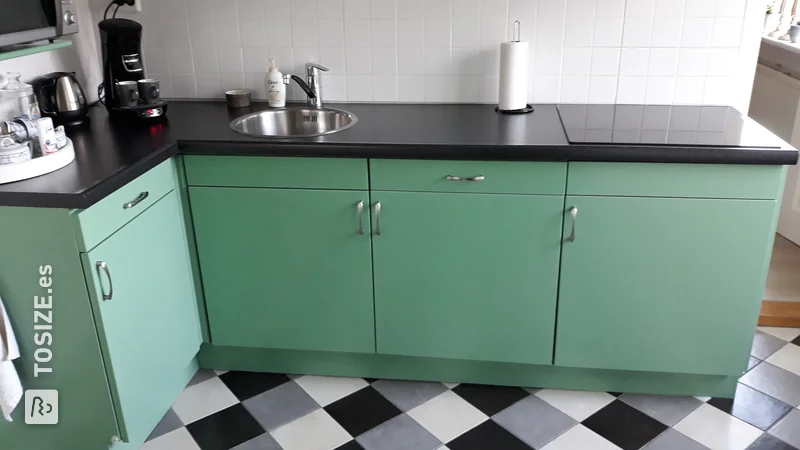 Reemplazo de puertas de gabinetes de cocina con MDF en blanco, por Ad