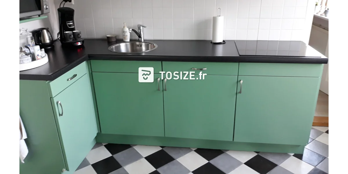Remplacement des portes d'armoires de cuisine par du MDF TOSIZE.fr