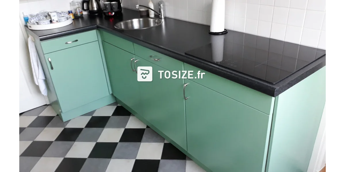 Remplacement des portes d'armoires de cuisine par du MDF TOSIZE.fr