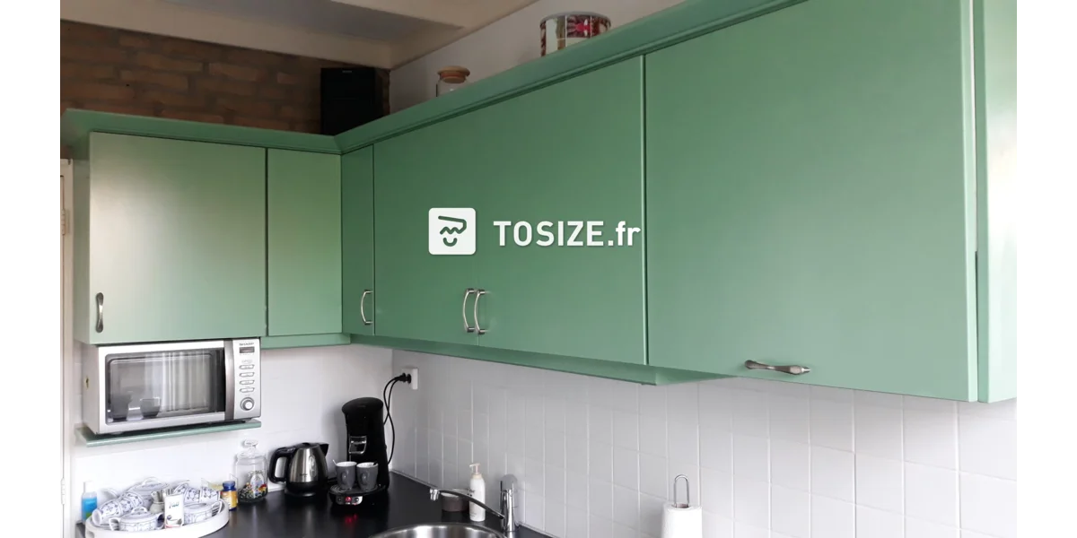 Remplacement des portes d'armoires de cuisine par du MDF TOSIZE.fr
