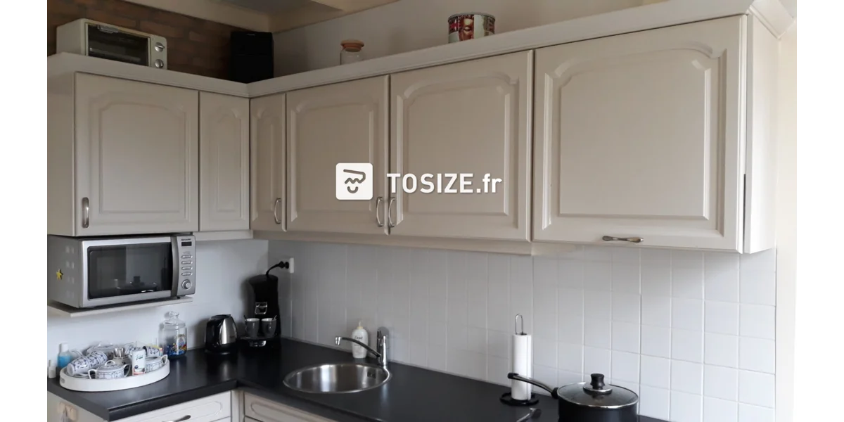 Remplacement des portes d'armoires de cuisine par du MDF TOSIZE.fr