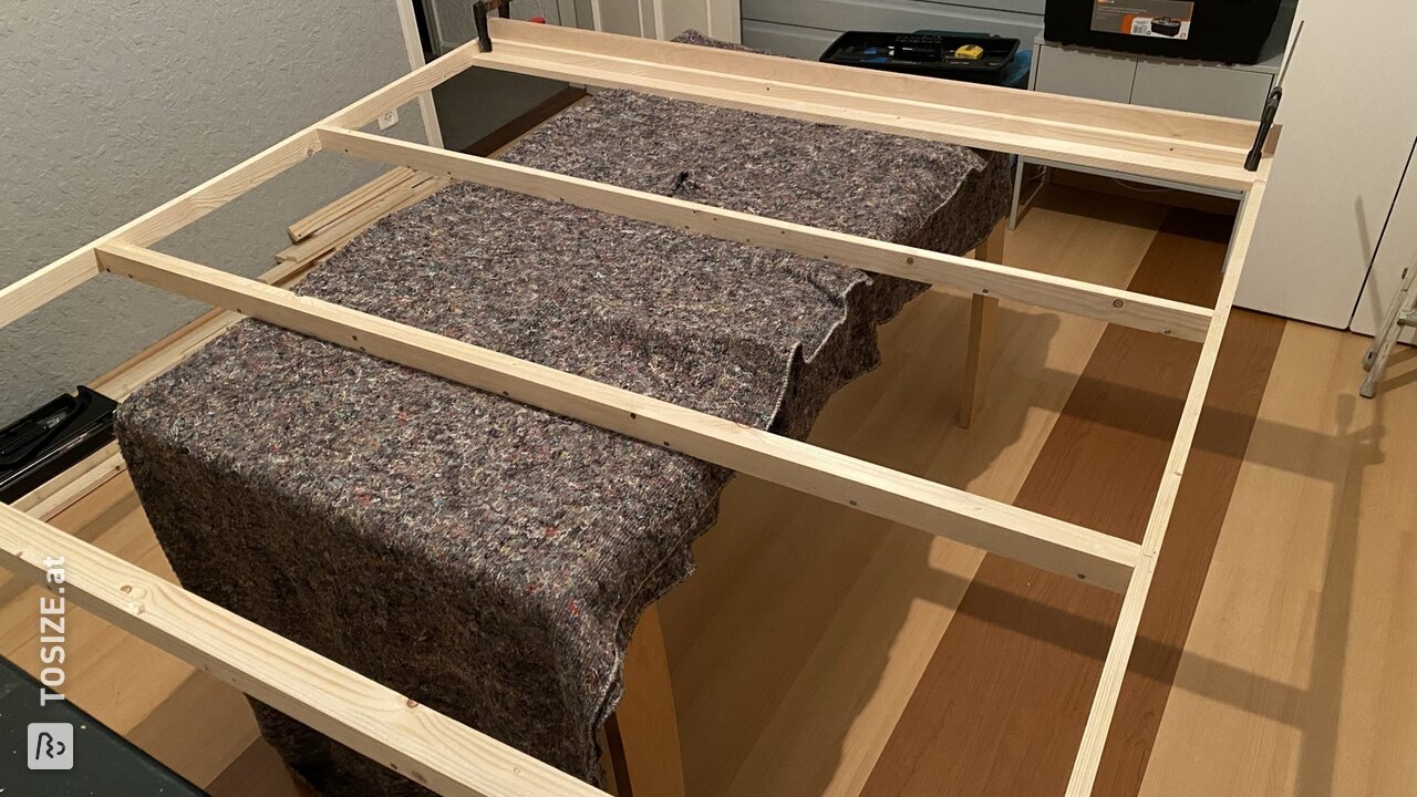 DIY: Rahmen für ein Doppelklappbett aus Multiplex Birke, von Joost