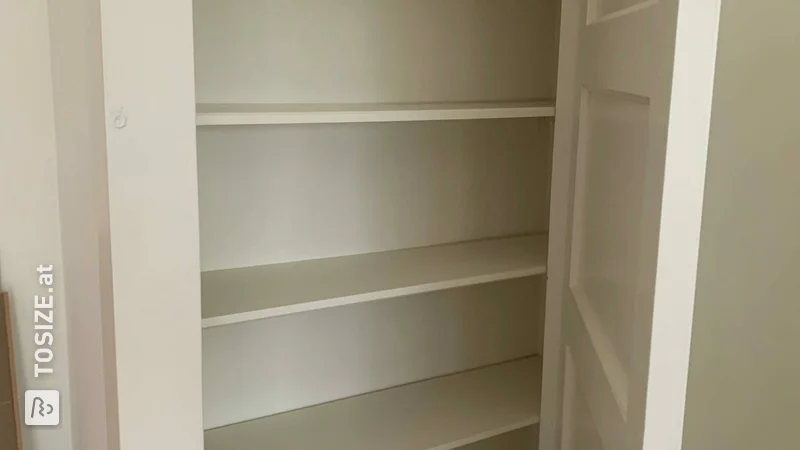 Built-in MDF cupboards for the children's room, by Rick