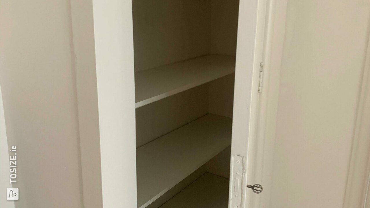 MDF built-in wardrobes for the nursery, by Rick