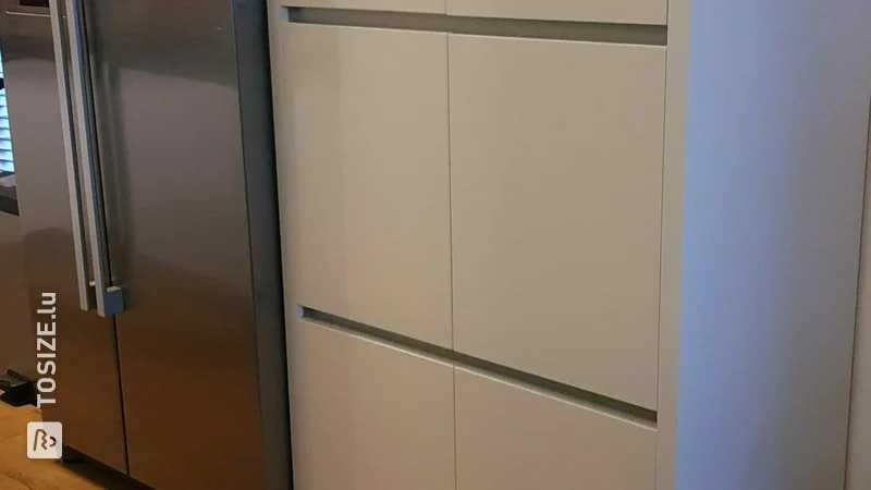Superschlanker Umbau für einen amerikanischen Kühlschrank von Erik