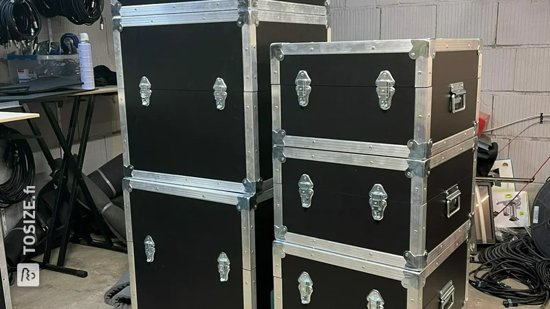 Flight case for products such as mirror balls, MDF by ESP Productions