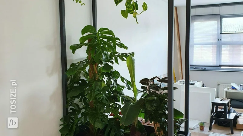 Planter/room divider, by Darja