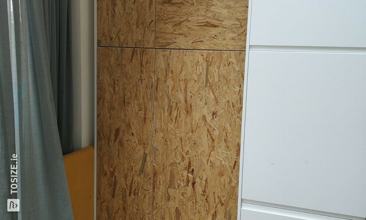 Pimp Ikea kitchen &amp; hallway with robust OSB, by Mark