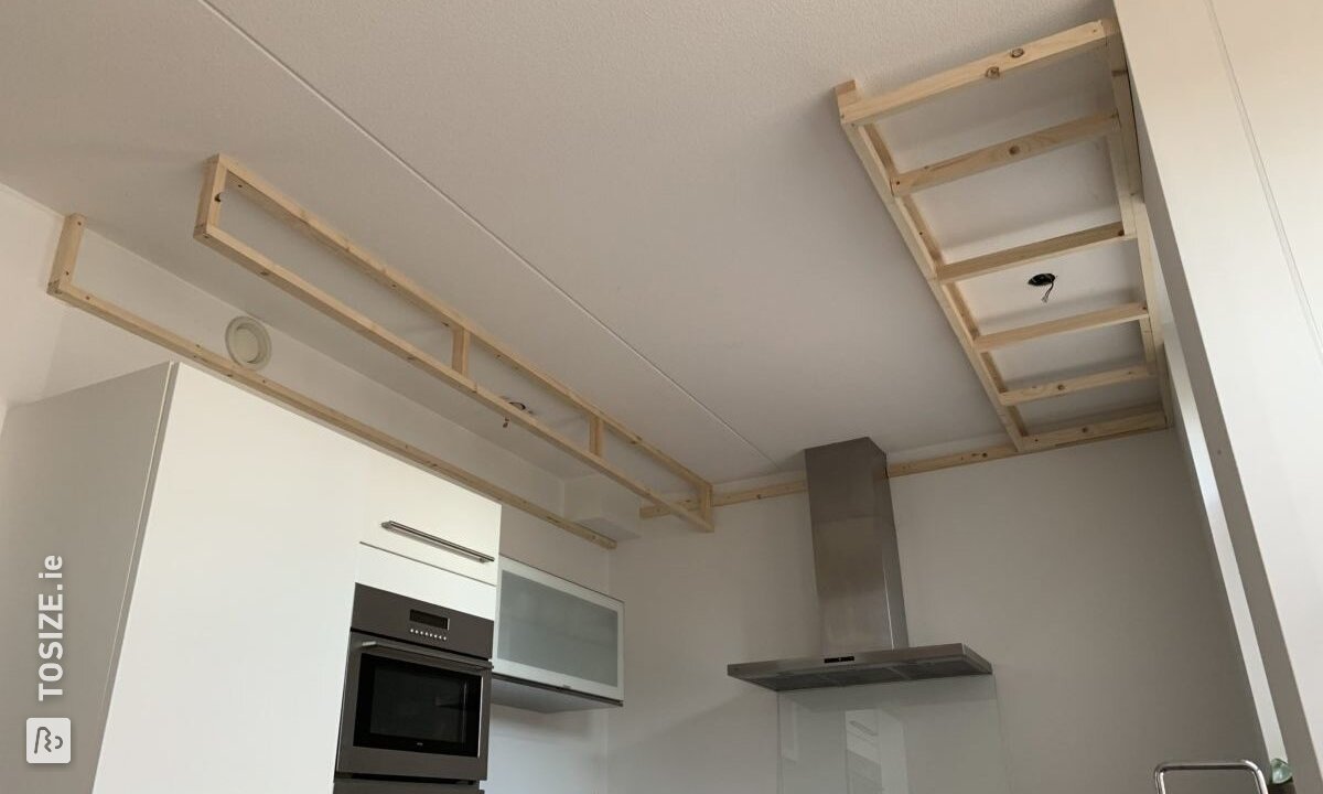 MDF cove for finishing the kitchen