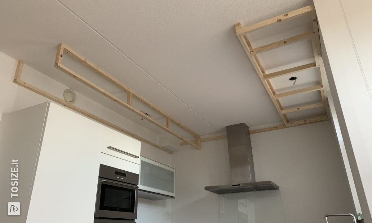 Insenatura in MDF per rifinire la cucina