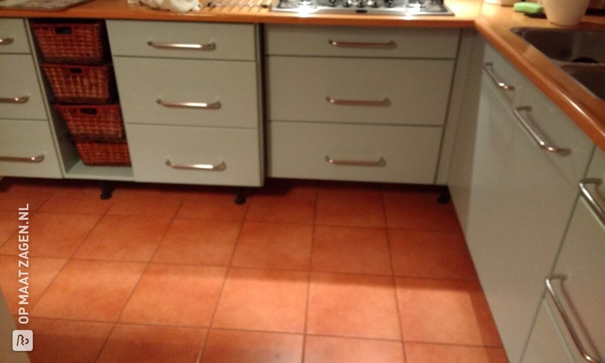 Keukenrenovatie met MDF Blank, door Wim