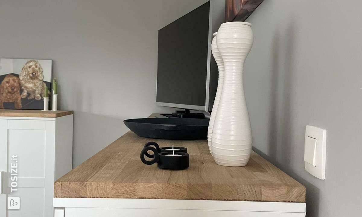 Mobili di stoccaggio di Ikea Scandinavischer realizzati con rovere rustico, di Stefan