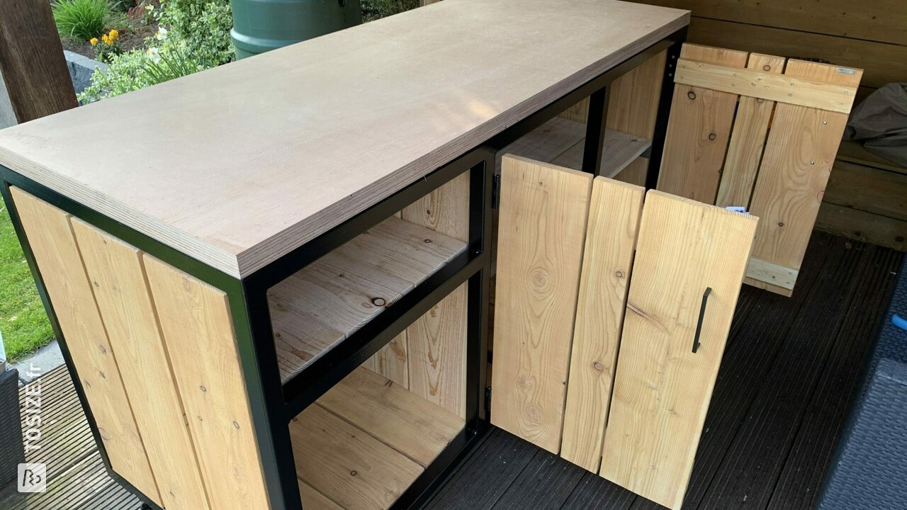 Plan de travail pour cuisine d'extérieur fait maison, par Roy - TOSIZE.fr