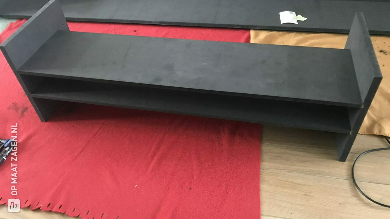 TV meubel van MDF zwart V313, door Peter