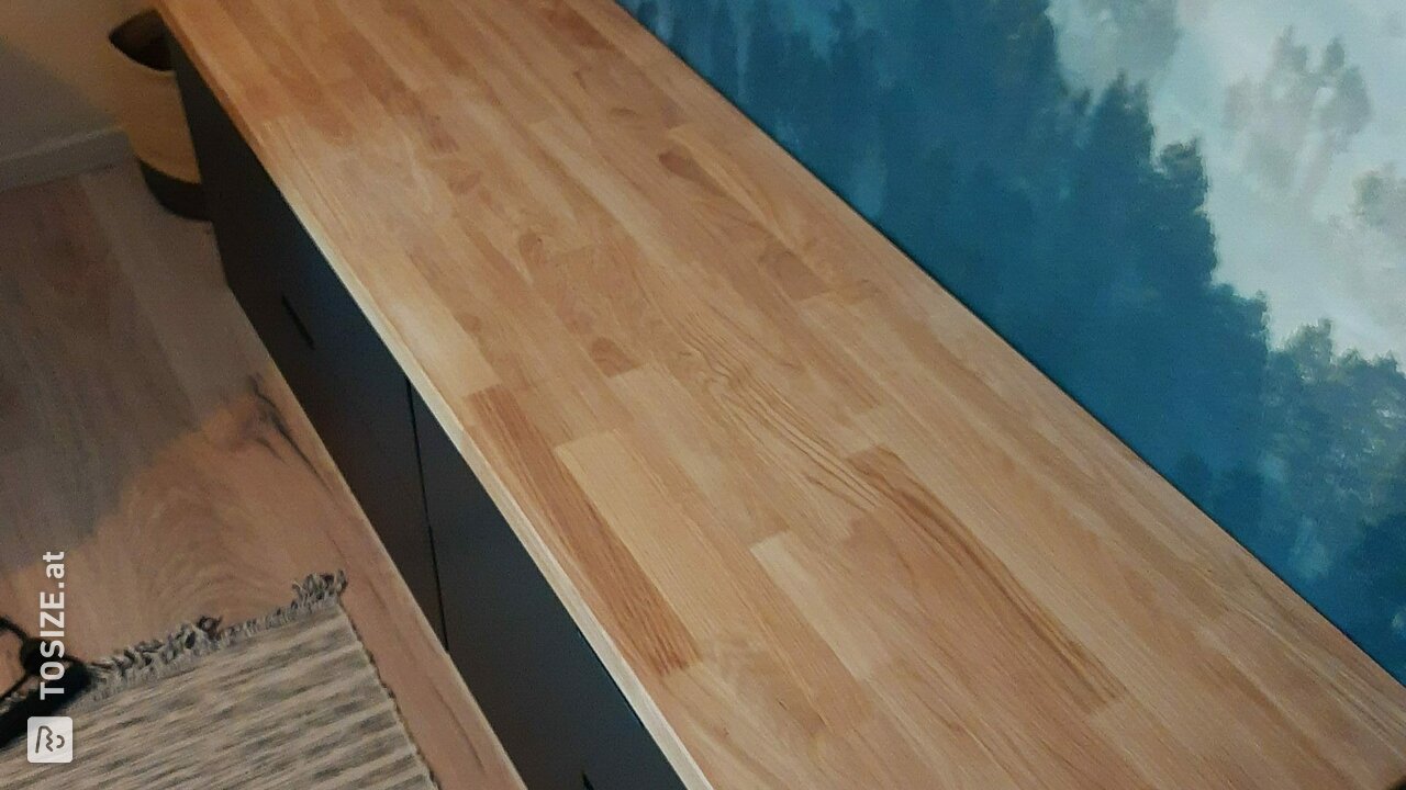 Schöne Deckplatten für einen Ikea Nordli Schrank von Jasper