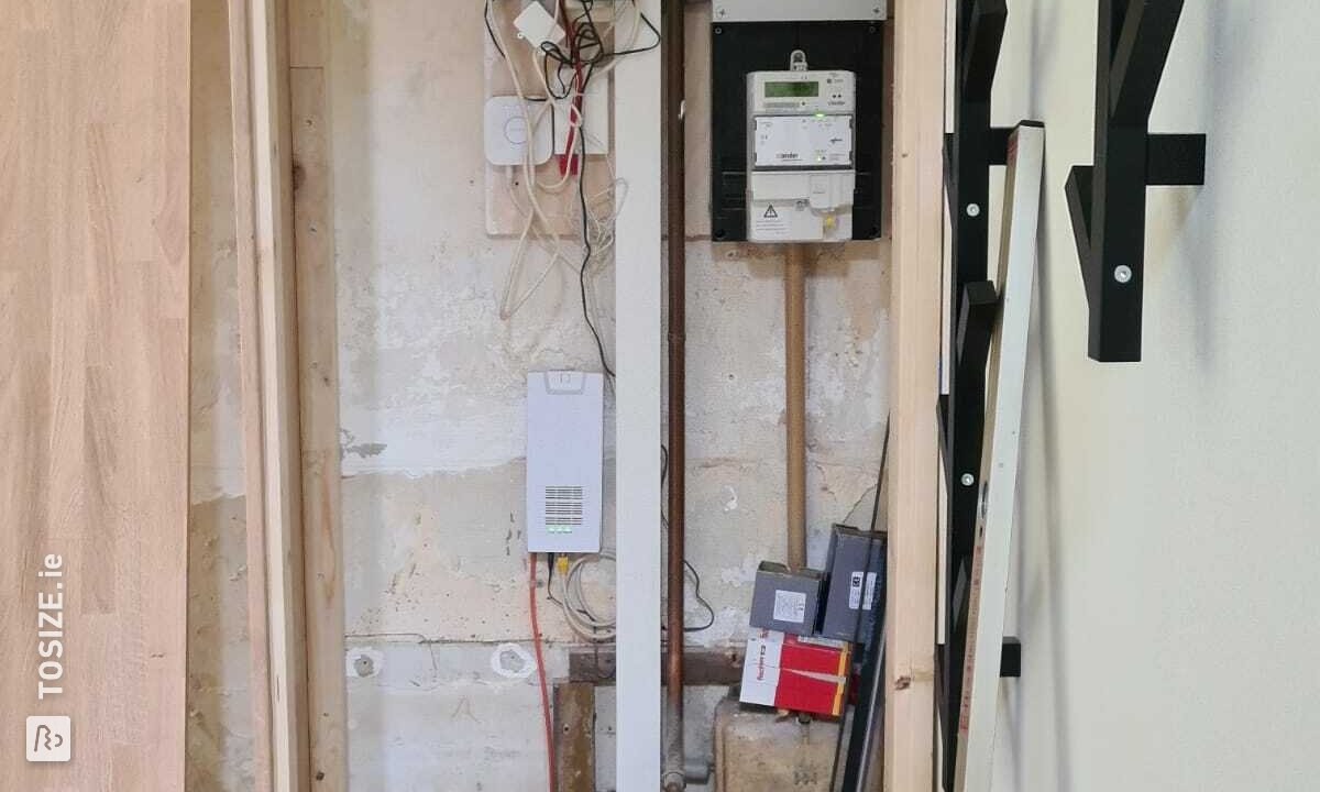 Meter cupboard conversion, by Mara TOSIZE.ie