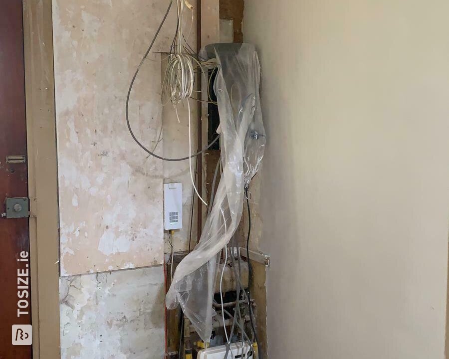 Meter cupboard conversion, by Mara TOSIZE.ie