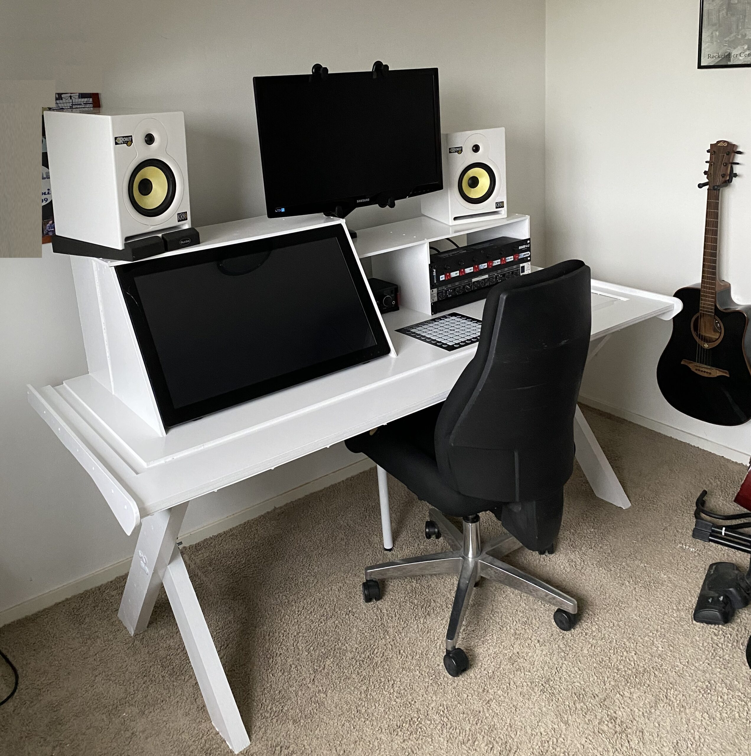 DIY Home studio furniture from MDF, by Martijn 