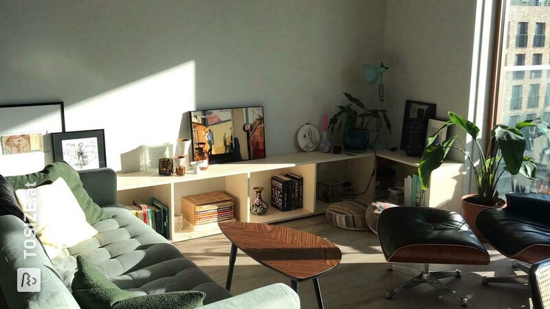 Niedrige Möbel aus Multiplex-Pappeln (innen), von Joris