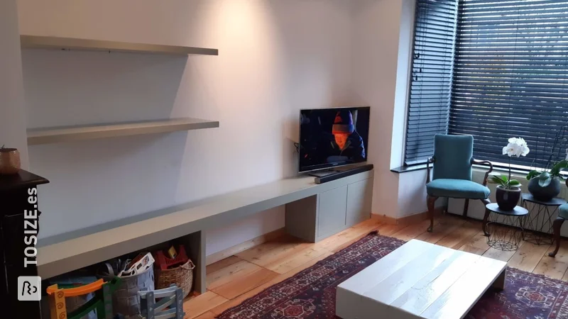 TV cabinet made of MDF, by Robert