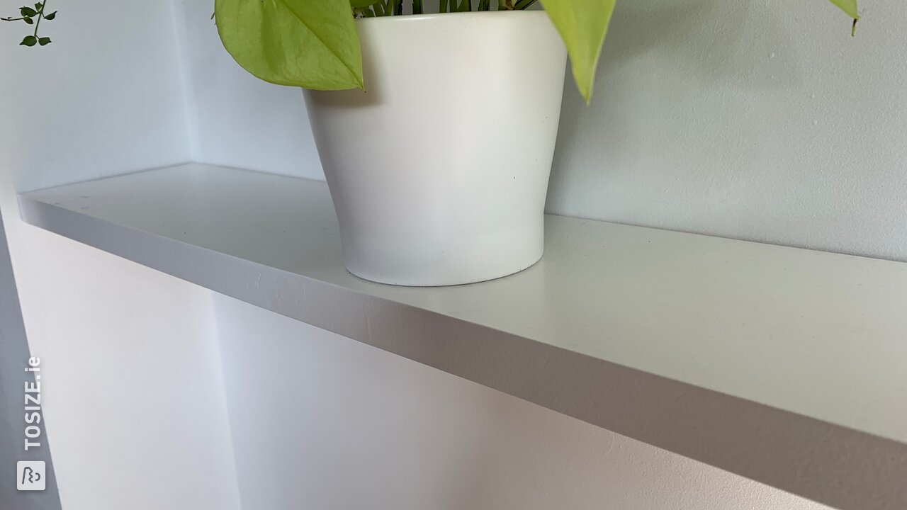 Wall shelves from Timmerpanel Grenen