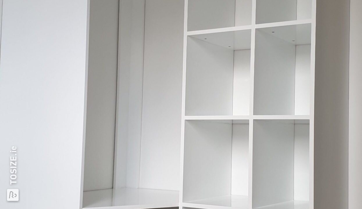 Would you like to make a walk-in closet from MDF Lakdraag? Do it yourself! By Matthijs