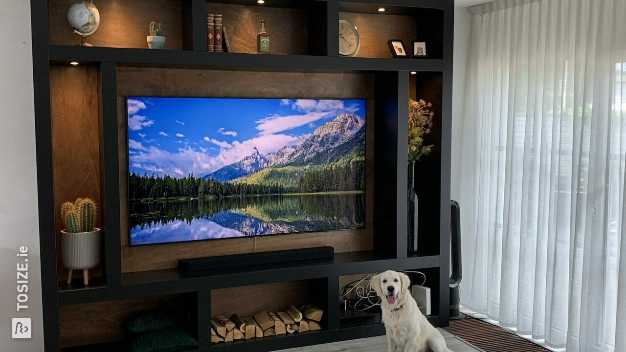 build your own tv wall unit