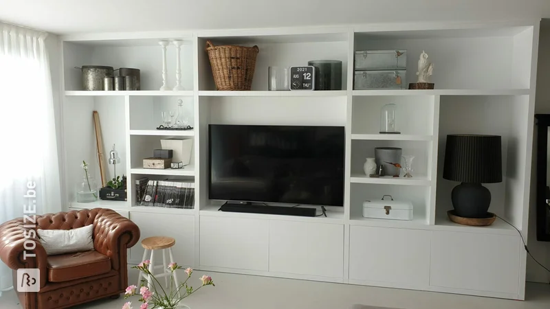 Shelf cabinet made of MDF, by Jef and Mariska