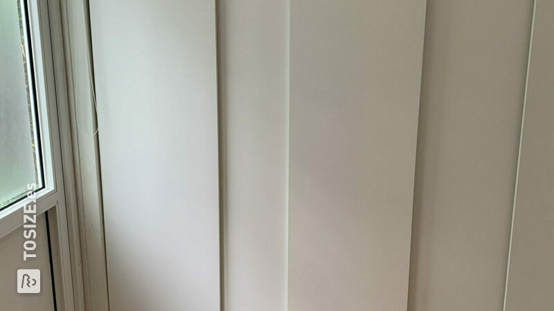 Puertas de panel blanco elegante hechas de MDF, por Mark