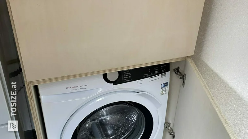 Praktischer Waschmaschinen-Umbau, von Saskia