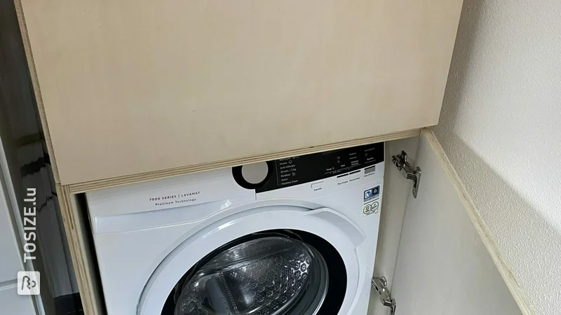 Praktischer Waschmaschinen-Umbau von Saskia