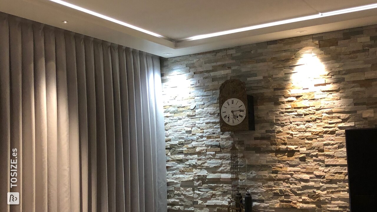 Cubierta de MDF para la iluminación