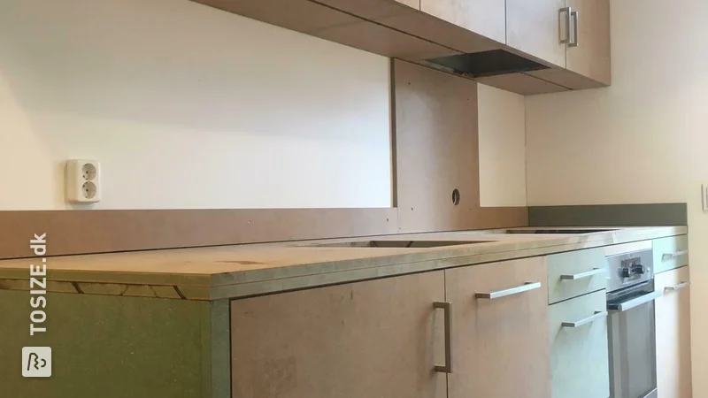 Kitchen made of waterproof MDF, by Nino