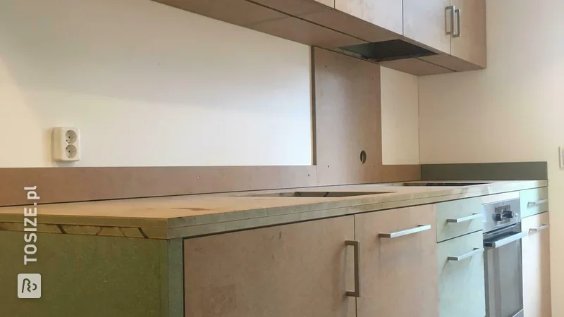 Kitchen made of waterproof MDF, by Nino