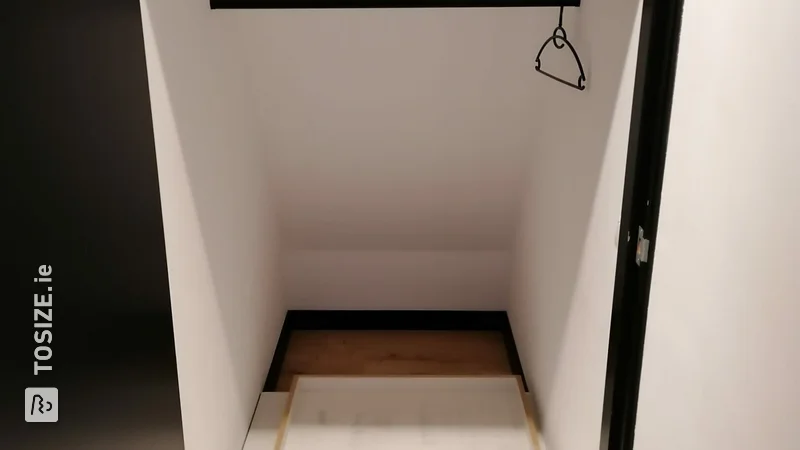 Extendable drawer for a built-in wardrobe, by Rico