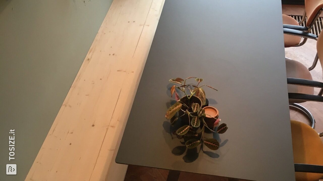 Panca fissa a muro per tavolo da pranzo by Marco
