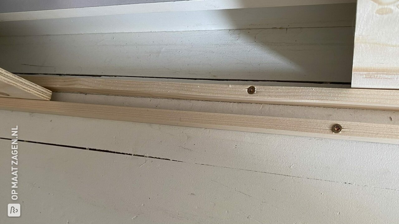 Underlayment schuifdeurtjes voor schotten, door Nynke