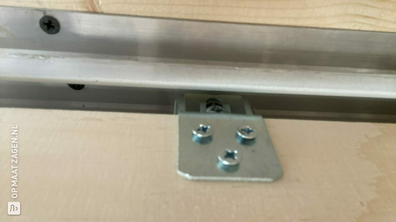 Underlayment schuifdeurtjes voor schotten, door Nynke