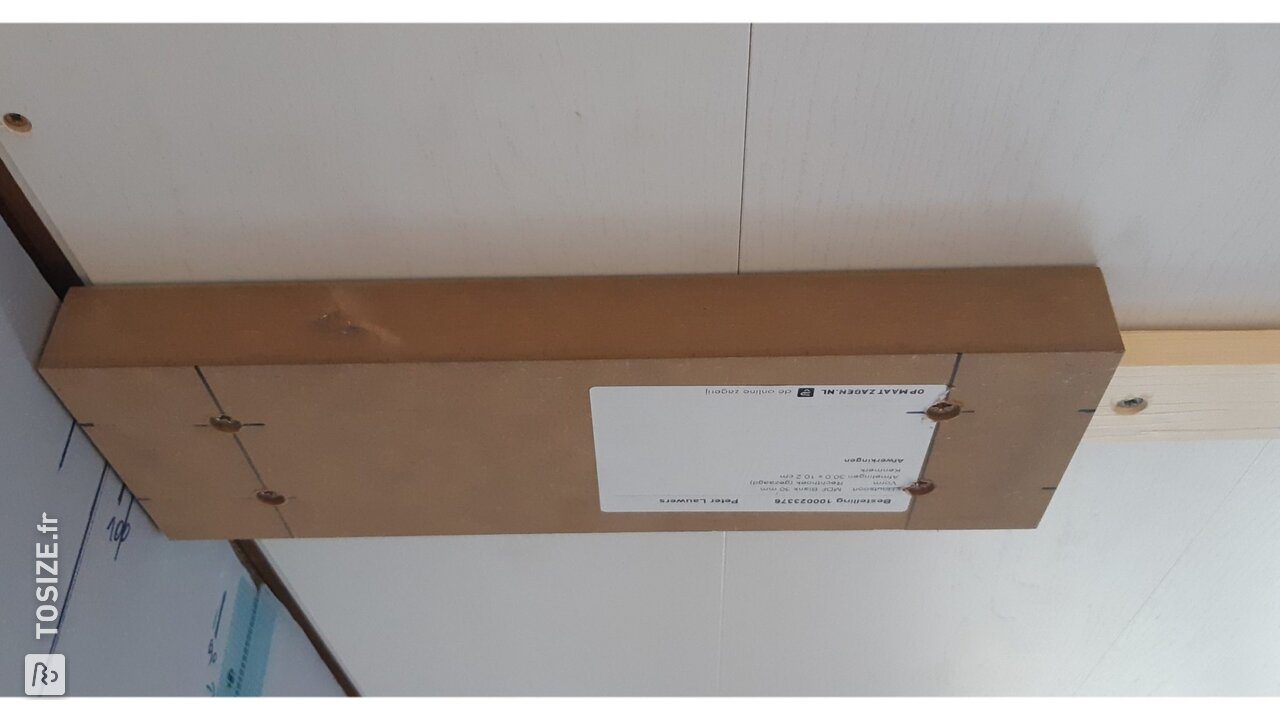 Poutres maison en MDF pour une anse lumineuse