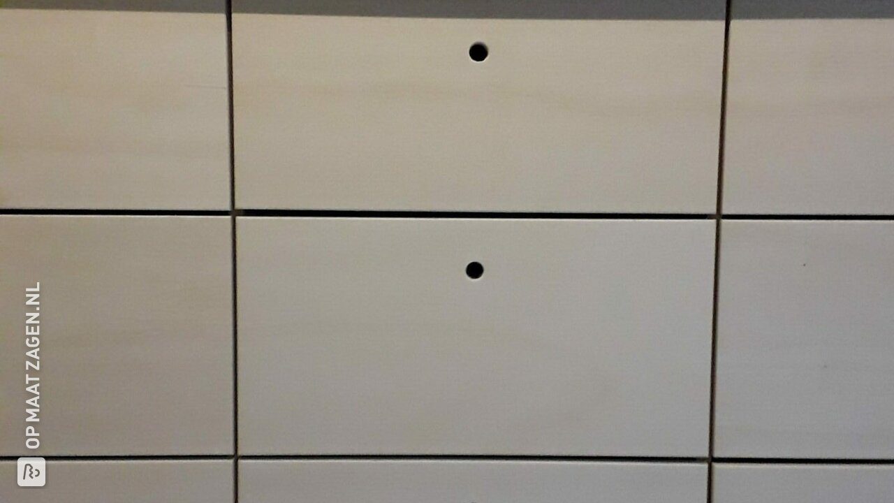 Ingebouwde ladekast onder schotten, door Ronald